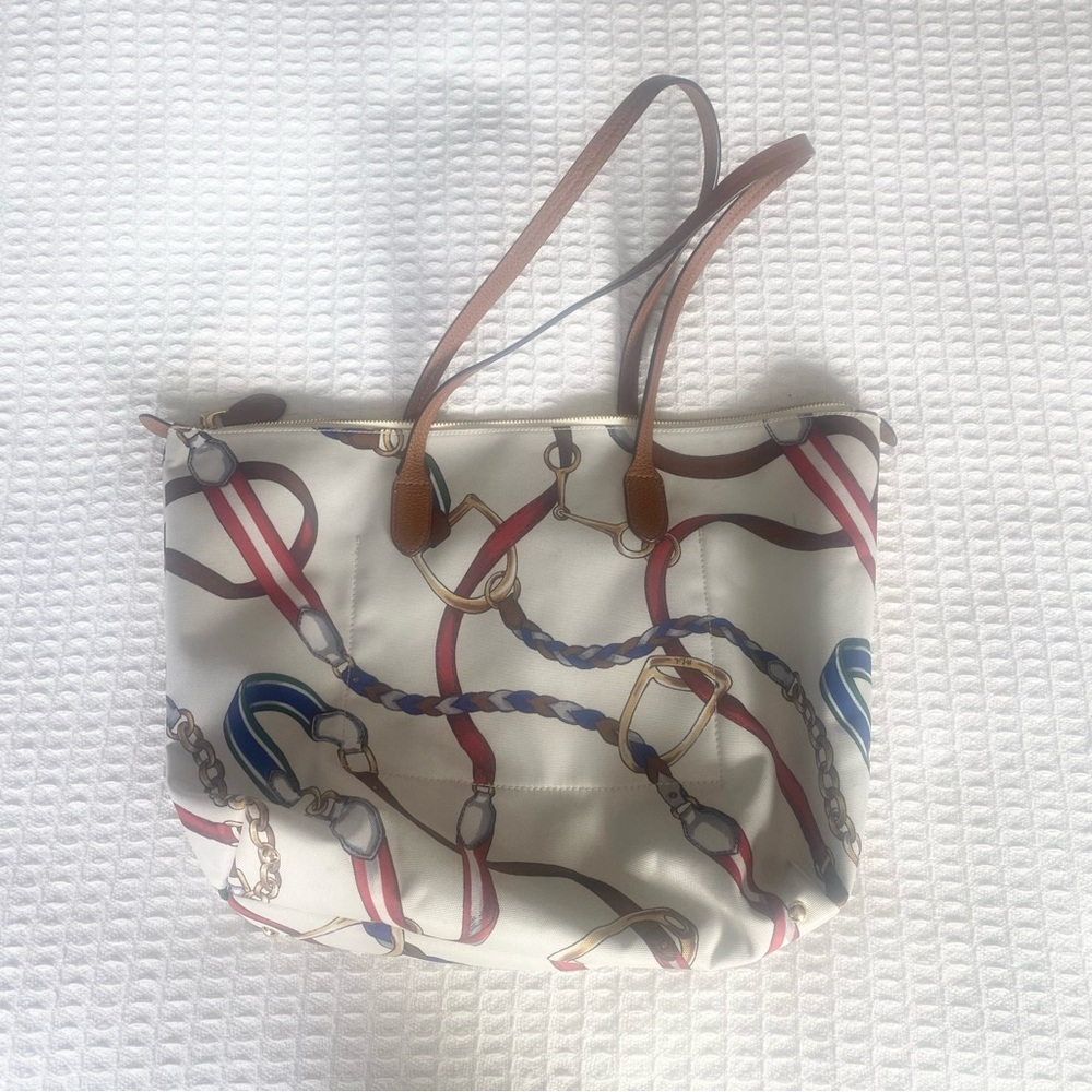 Polo Ralph Lauren Chain Print Tote Bag - Picture 4 of 12